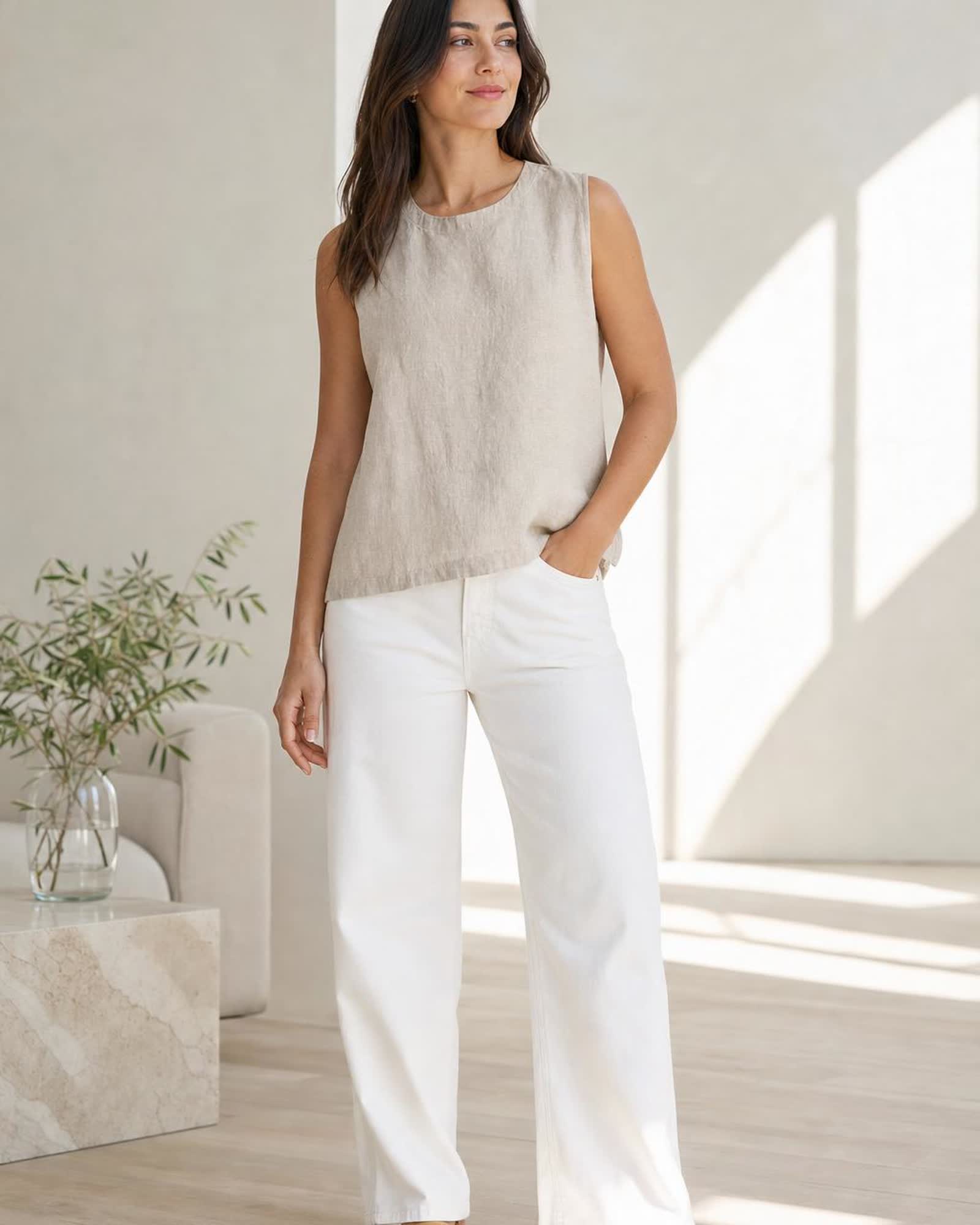 The European Linen Tank in Flax